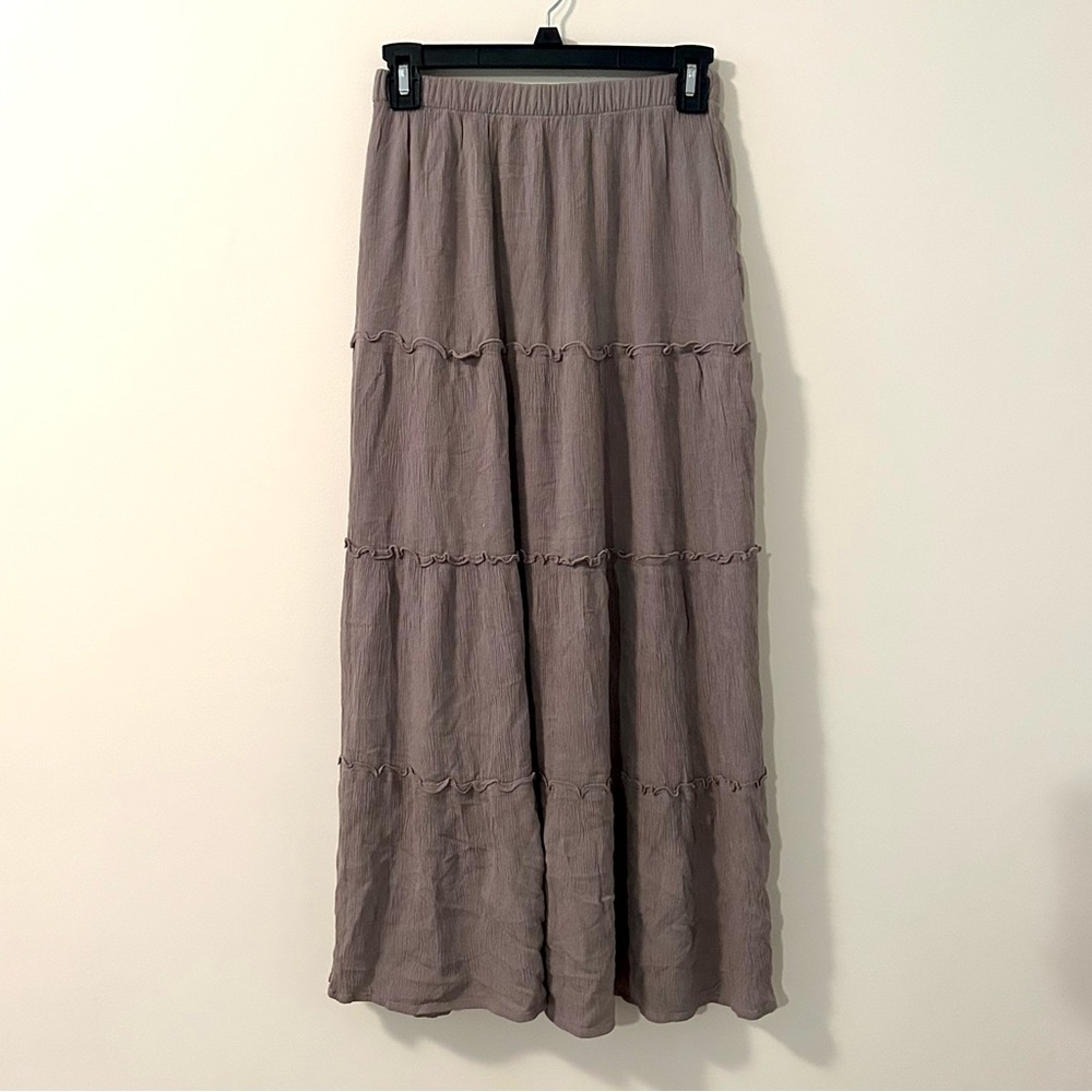 Hollister Taupe Maxi Skirt - Picture 4 of 6